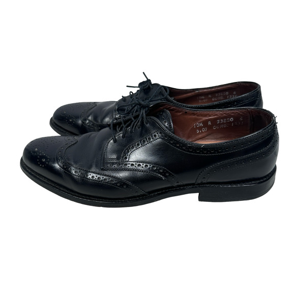 Allen Edmonds Concord Wingtip Dress Shoes Men’s 10.5 A Black Leather Lace Up main image 9